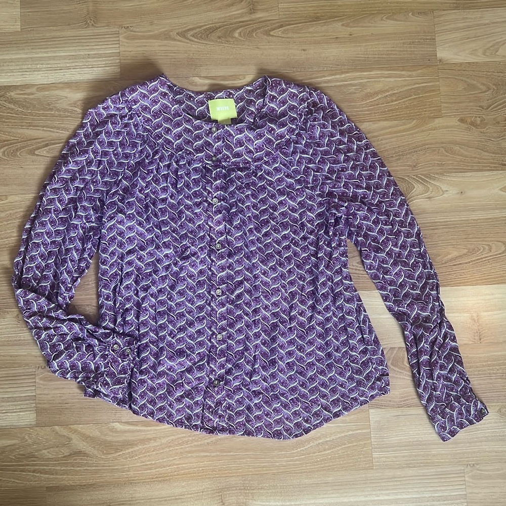 Maeve Anthropologie Button Down Blouse